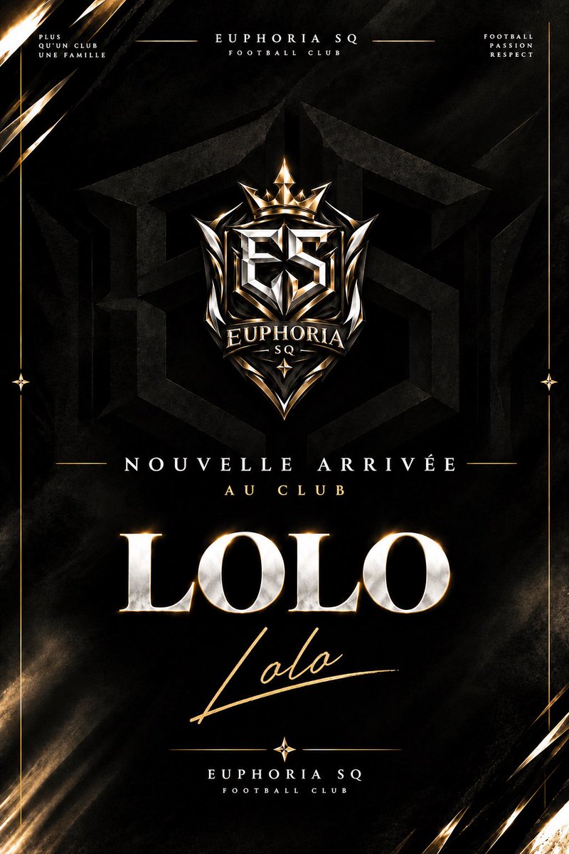 EUPHORIASQx's tweet photo. 🚨 OFFICIEL SIGNATURE 🚨

LOLO rejoint officiellement Euphoria SQ.
Bienvenue à notre nouveau piston, #4. https://t.co/n6rvI8jwX3