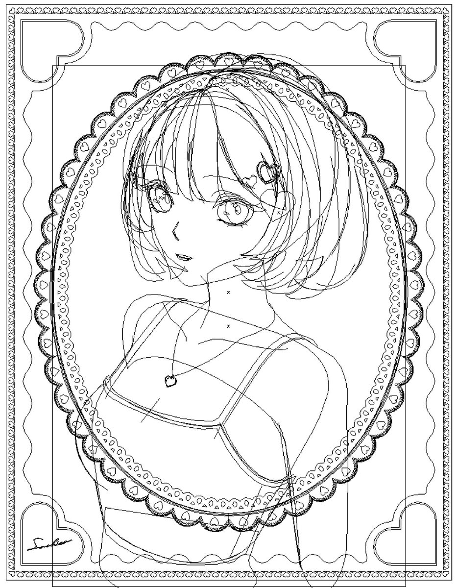 sachicodake's tweet photo. アウトライン◎◉ https://t.co/AukVwgoex4