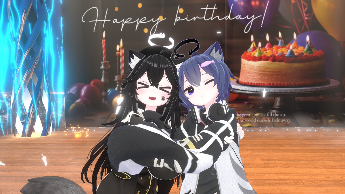 minamon_vrchat's tweet photo. 改めてもかもか誕生日おめでと～！！ https://t.co/RaRebv6Xej