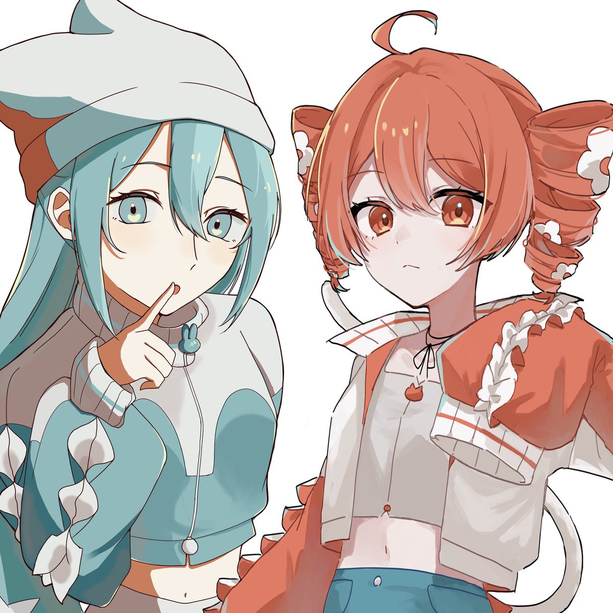 ichogoAME15's tweet photo. お友達のちゅちゅりぶちゃん(@ChuchuLive2222) と絵チャでPPPP描きました！
左の初音ミクが私、右の重音テトがちゅちゅりぶちゃんです！
#初音ミク　#重音テト　#PPPP https://t.co/Zzd2HnZWMB