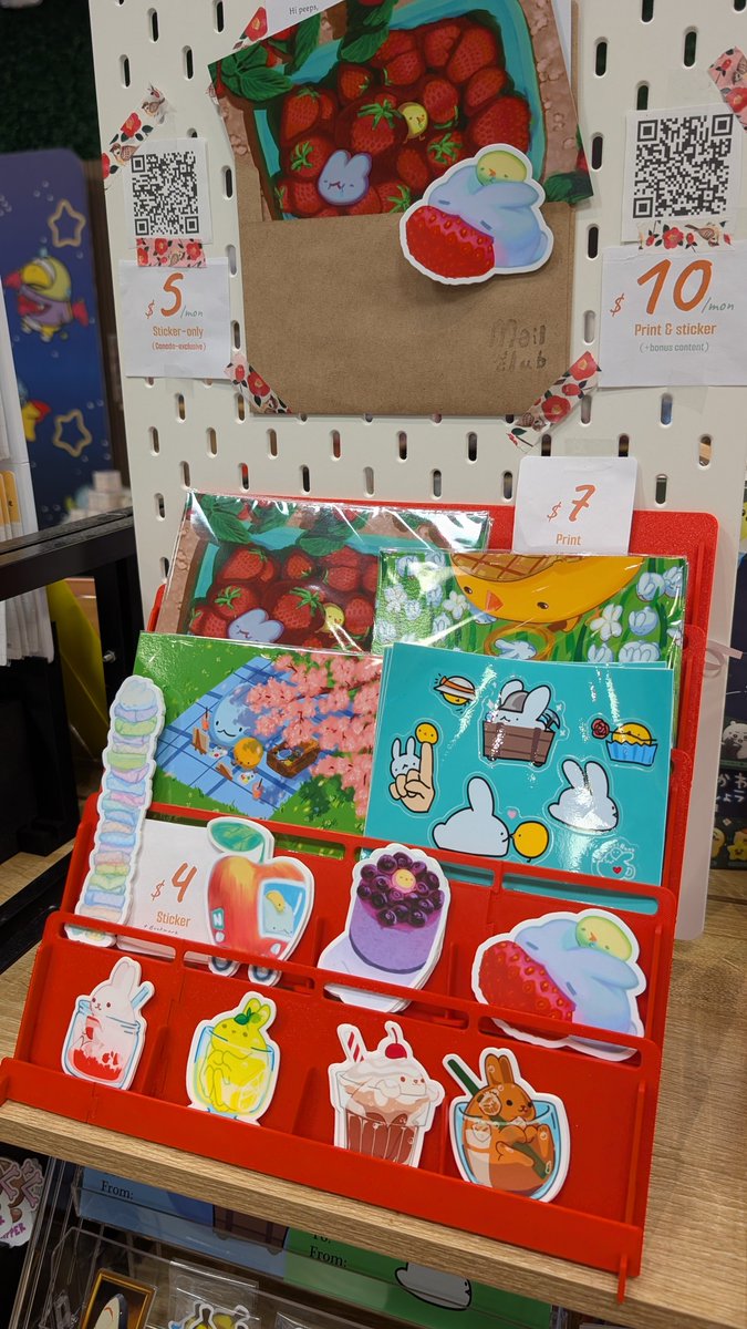 ayeszu's tweet photo. Mail club extras on a new sticker stand!
📍Magic Chest @ Tswwassen Mills https://t.co/bHzywAoiKb