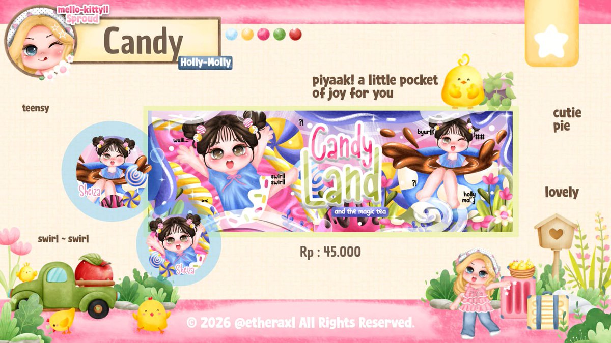 etheraxl's tweet photo. ꒰ ♡  ⎯⎯  🧸👛 help rt? thank you

𓄲  ◎ 𓈒 ۫☀️🥣  ell—O mellonions . . 🌸☘️ 

◍ 𓈃 ⊹ ˖Yuk kenalan sama dd nyimoed ini, si "CANDY" nyang lagi openk titip jugak, jika ada kesamaan dgn ba lain bisa dm aku ya, buat optip sung rep dan cek tnc dibawah!

𓐍  ⋮ 💌  ⊹  #bealanja https://t.co/m9c5WH4M8r