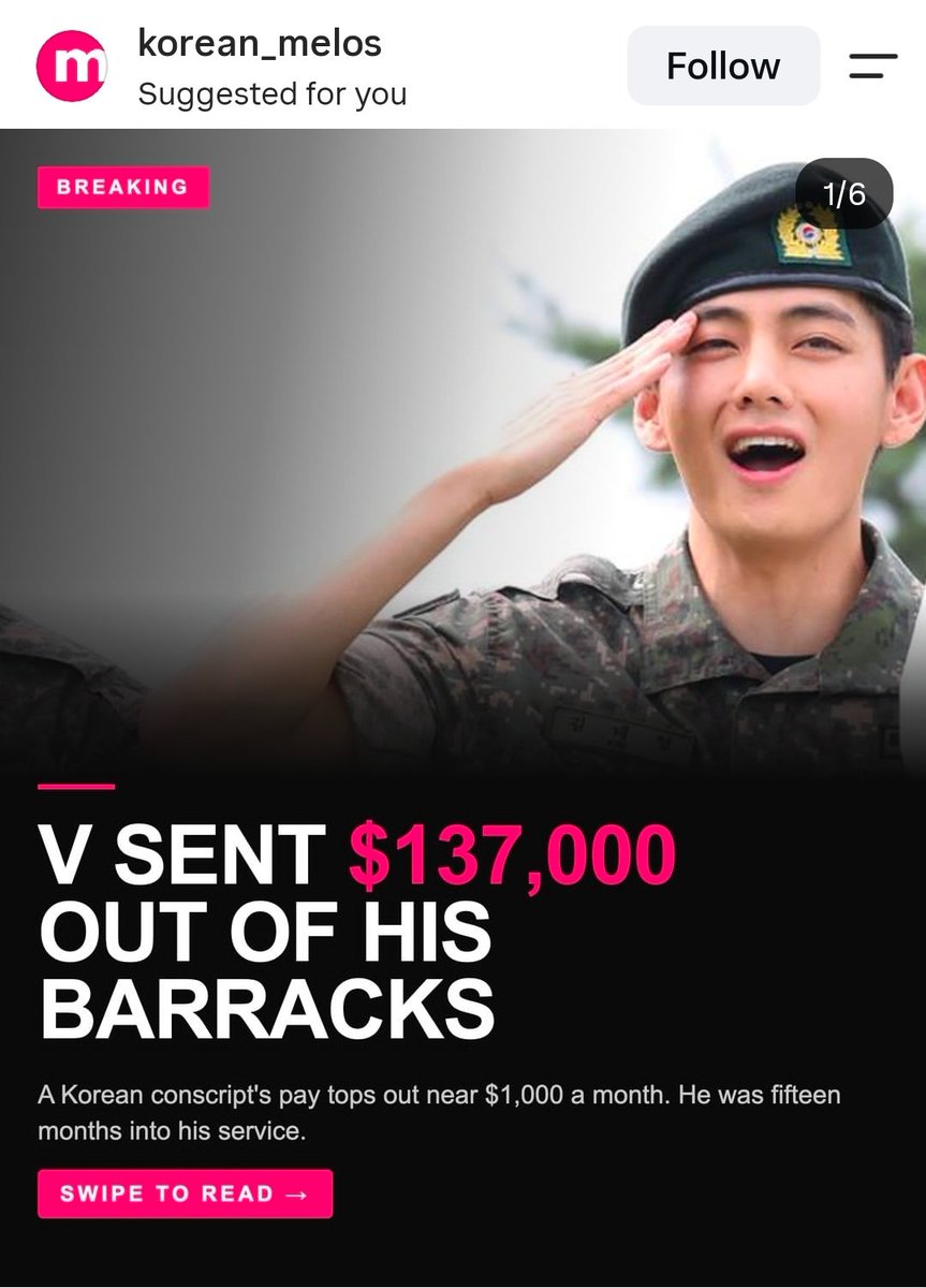 v_hotrends's tweet photo. Korean Melos IG posts about Kim Taehyung #V having been monthly donating for 133 months, over 11 years into the Korean Red Cross. Even serving in the military #BTSV donated ₩200M. There was no posts, no press conferences, no camera about his donations

🔗https://t.co/qJmq4t82F7 https://t.co/TIJdZvvcRZ