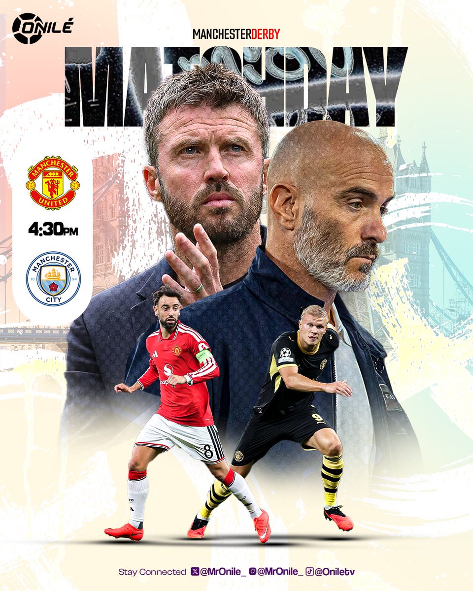MrOnile_'s tweet photo. MANCHESTER DERBY AT OLD TRAFFORD 🏟 ❤️🩵

Predict the first player to score in this derby 💰 

Like, repost &amp; follow to qualify 👍 

One winner each will be picked here on X and on Instagram [MrOnile_]

#Onile #Manchesterderby https://t.co/L93U1mRXXg