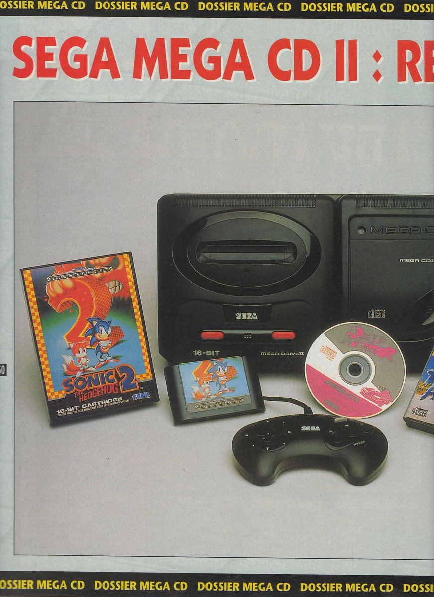 AllmightoFranky's tweet photo. #Nostalgeek,on continue de feuilleter ce numéro de #PlayerOne de la rentrée 1993 avec le gros dossier pour l'arrivée du #MegaCD 2 chez nous!Et oui on a directement bénéficié de la version 2!Dossier réalisé par Crevette alias @DrevetCyril!#retro #retrogaming #80s #90s 1/5 https://t.co/BtEYeB5gCn