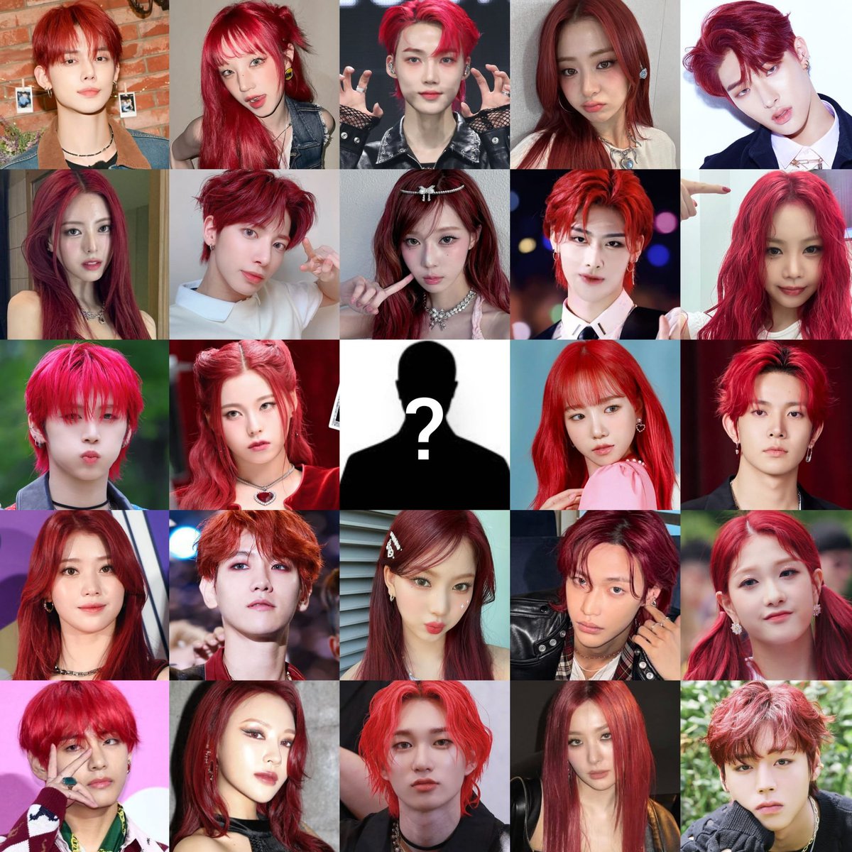 DreamCJen's tweet photo. who in kpop owned red hair? https://t.co/24qdVma5EV