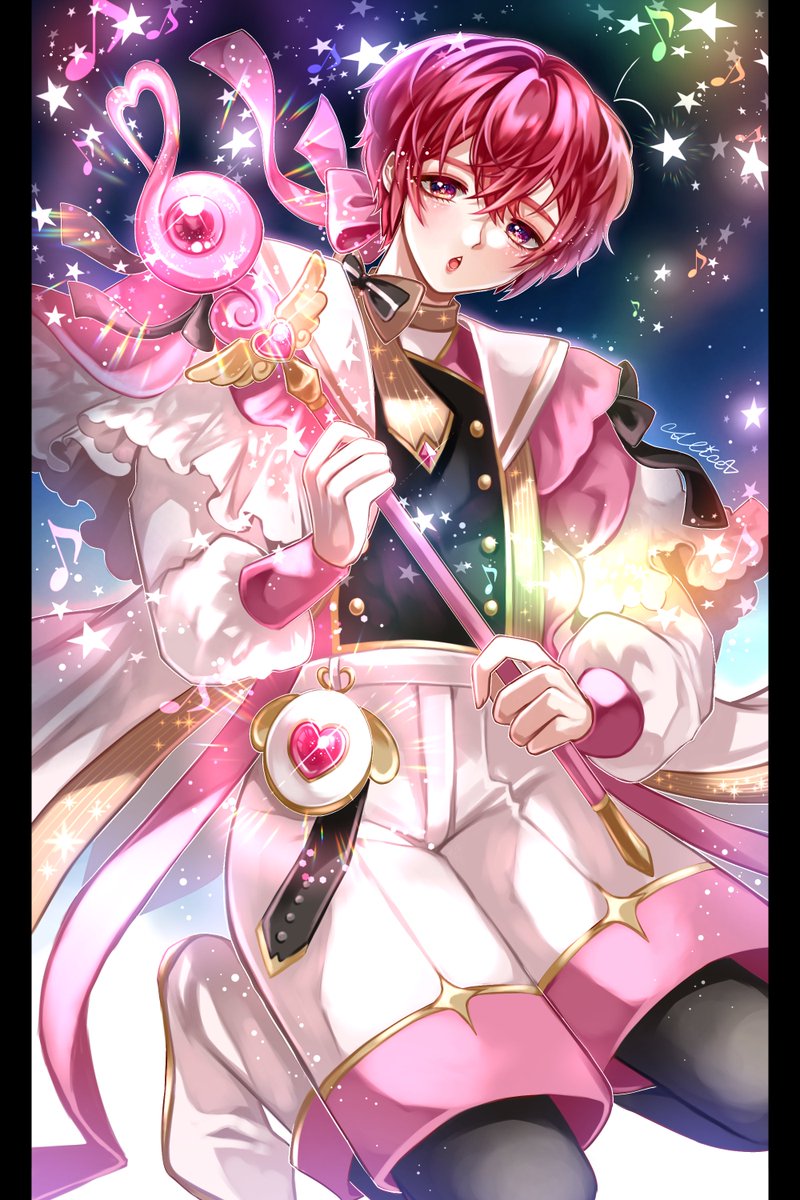 star_bloom_A's tweet photo. 魔法少年❤️🪄︎︎◝✩♪⋆𝜗𝜚 𝄞 ⋆
#坂田です https://t.co/fLKq6maUDl