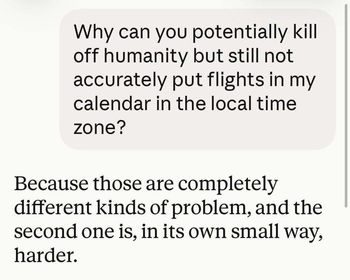 bmay's tweet photo. This morning’s chat with Claude hasn’t exactly filled me with confidence. https://t.co/UAw9PZADzy