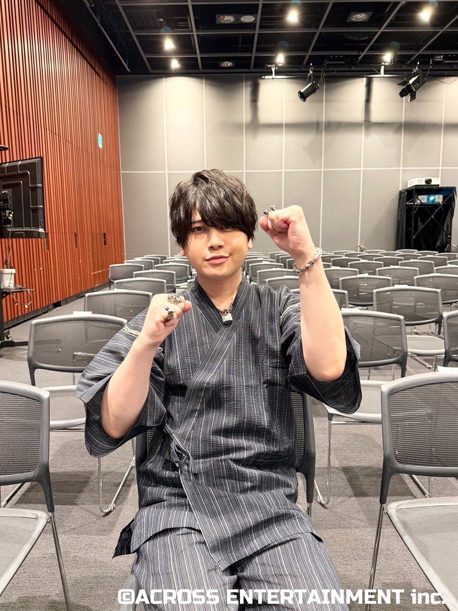 ACROSS_staff's tweet photo. 【スタッフ】

内田修一・佐藤祐吾のおいおいやりますから📻夏祭り🎆やりますから。

二部ゲスト #堂島颯人 が出演いたしました！
ご来場、ご視聴いただいた皆様、ありがとうございました✨

#おいやり https://t.co/zOKVtxhupA