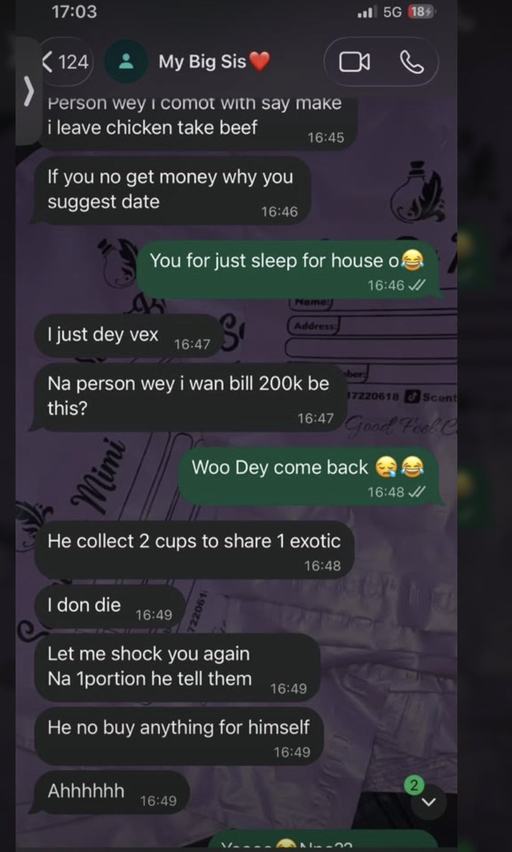 KingMosses01's tweet photo. @yankeeplug_ @OlufadejuBlaq Check this conversation with a girl and her sister. https://t.co/65MSEZuuLq