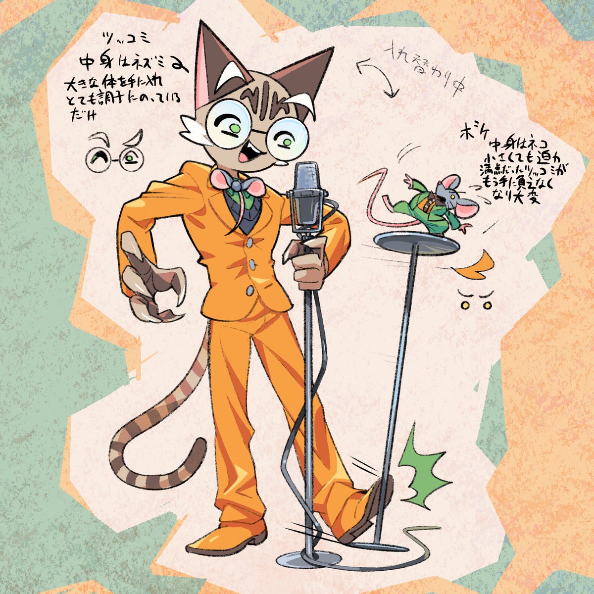 kanate_ra's tweet photo. 🐈と🐀の漫才♻️コンビとか https://t.co/3X2w7vfwFM