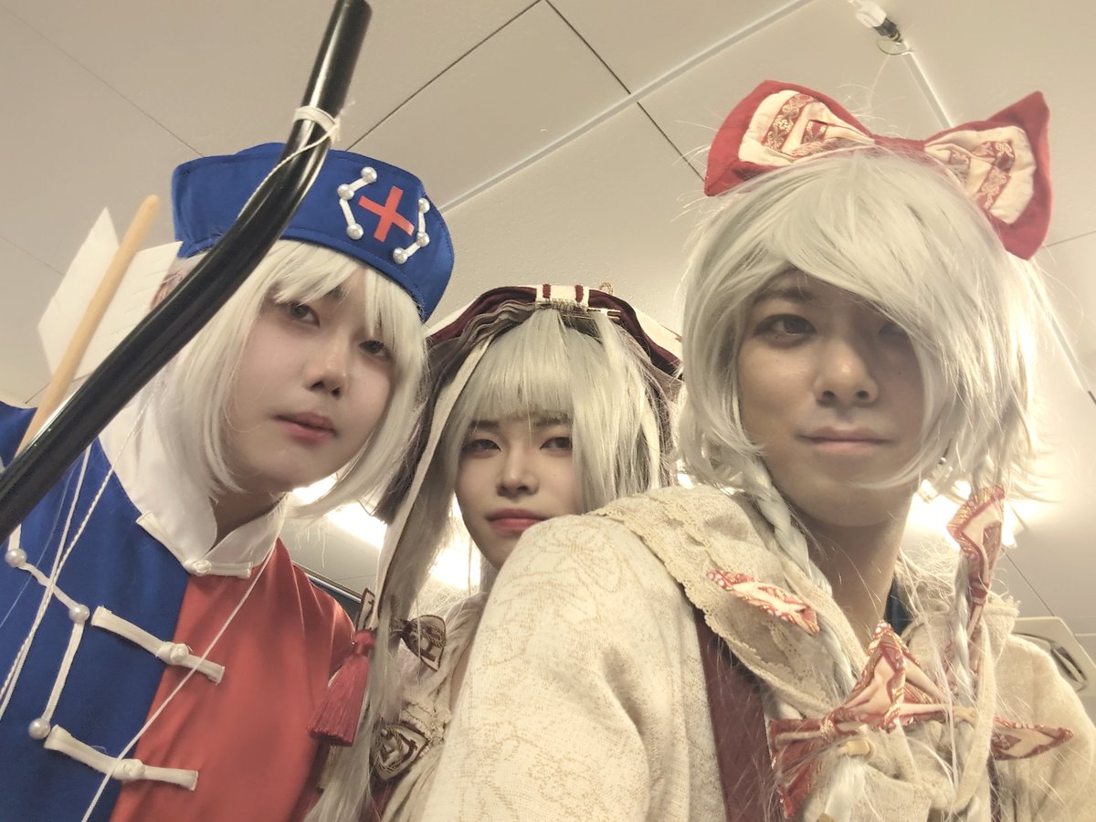 evolve_3years's tweet photo. @taku35touho →永琳
@fujimi_mid →妹紅（1枚目真ん中）
@Phitem_Train →こいし
@zahhazaha →慧音
@Shin_Gifu_3511 →射命丸

皆様素敵なお写真をありがとうございました。大須コスに引き続きのイベントという事で存分に楽しめた…

#名古屋東方交流会 https://t.co/KAFHmoA2aa