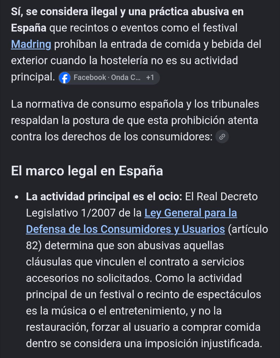 marcsayagoo's tweet photo. @JollyJumper88 @PabloSanders_ Normativa oficial del GP de Catalunya 2026. Tan solo es saber leer, no creo que sea muy complicado. 

Por cierto, en España es ilegal no permitir la entrada de comida y bebida si la hostelería no es tu actividad principal. En los países que pones, sí se puede https://t.co/cZZhXdZYdA