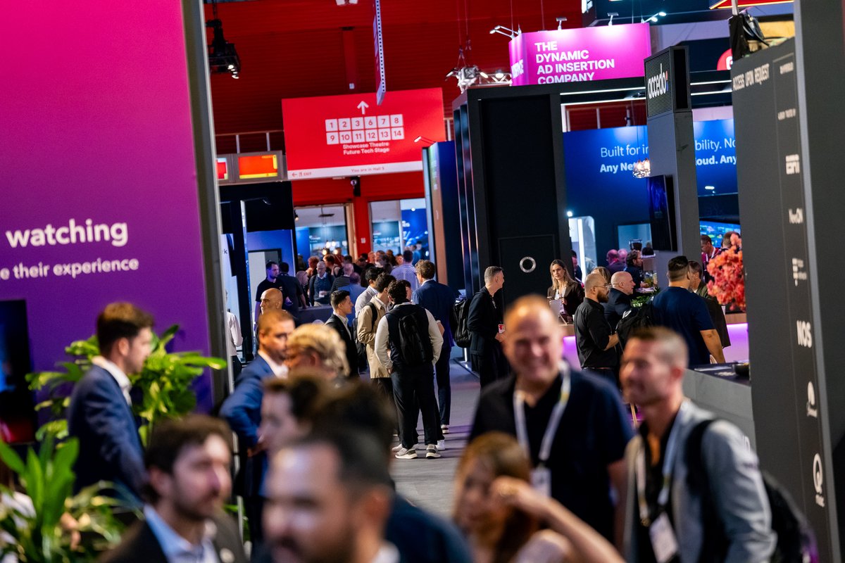 IBCShow's tweet photo. The best part of #IBC2026? The people. Packed halls, real conversations, and an industry showing up to shape what's next. Day 3, and the energy hasn't slowed down. 🌍

#IBC2026 https://t.co/TG5Fx2HGKs
