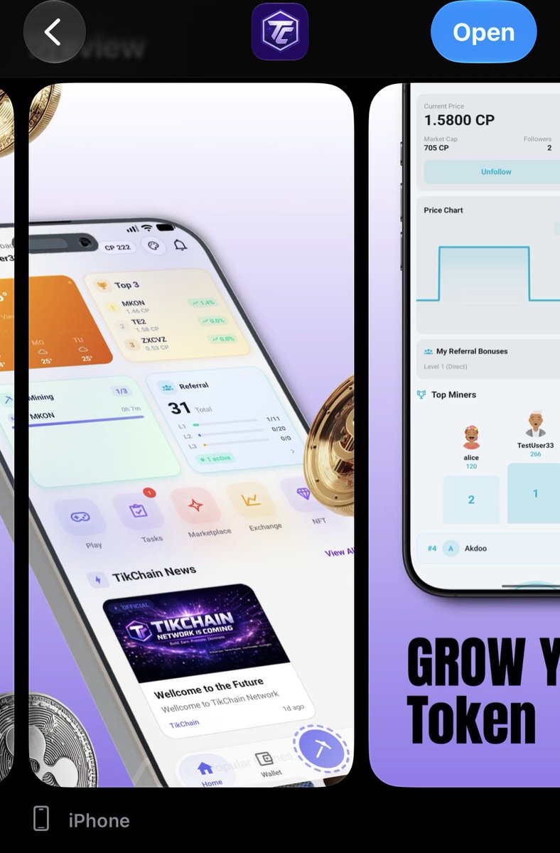 Franck__243's tweet photo. What we know about TikCoin and @tikchain
Developer:
Name: Erol Semiz
Location: Yenimahalle, a prominent coastal neighborhood in the Atakum district of Samsun, Turkey. Postal code: 55270.

This information is verified, because before an app can be published on the Play Store or the App Store nowadays, developers are required to complete identity verification, including their address.

The remaining question is who Erol Semiz actually is.

Many of you may already be aware that some developers based in Turkey are dishonest or outright scammers. I know what I am talking about, because when I was in Russia some tried to hire me; however, I already knew who they were before the recruitment process even began.

The important point here is the sentence they included in the app description:
“TikChain does not guarantee financial returns, and features may vary depending on availability and user eligibility.”

And the email address listed to contact the developers: ads@tikcoin.info
It looks like a company that specializes in providing ads.

Why are the ads so excessive in the TikCoin and TikChain apps?
Why does it take them so long to deliver even basic features?
Let us know what you think about this project.