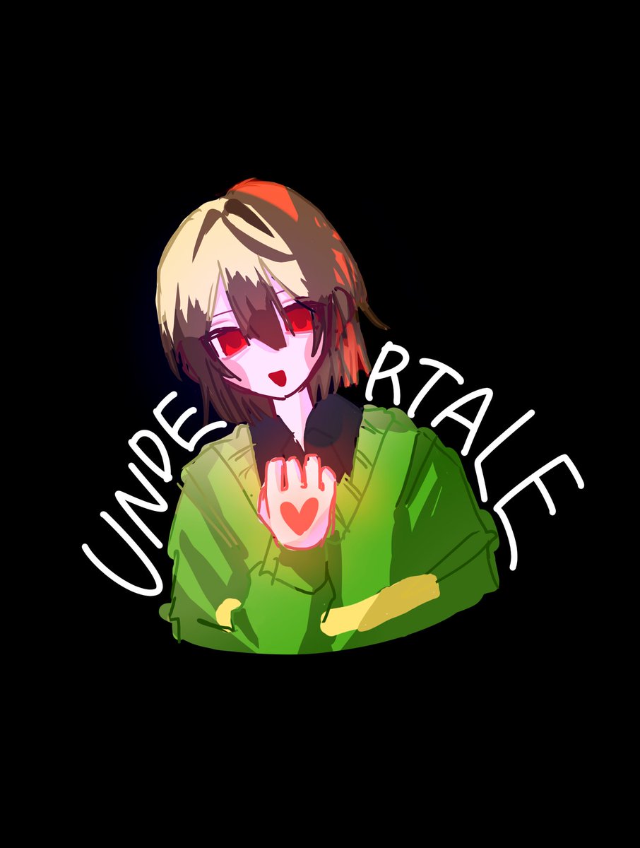 Nisan_katanso's tweet photo. #undertale #chara 
らくがき https://t.co/skLdY8BqTf