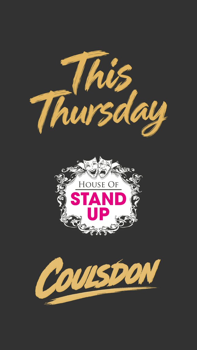 HouseofStandUp's tweet photo. 🚨 COULSDON – IT’S THIS THURSDAY! 🚨
🎤 SEAN MEO headlines House of Stand Up Coulsdon Comedy! Plus a brilliant supporting line-up 
https://t.co/f01fp8KA6r
#CoulsdonComedy #HouseOfStandUp #SeanMeo #BenKochan #TomHutchinson #JohnGadsden #KyraC #Coulsdon #Croydon #Surrey #Comedy https://t.co/QPzZwHBo7J