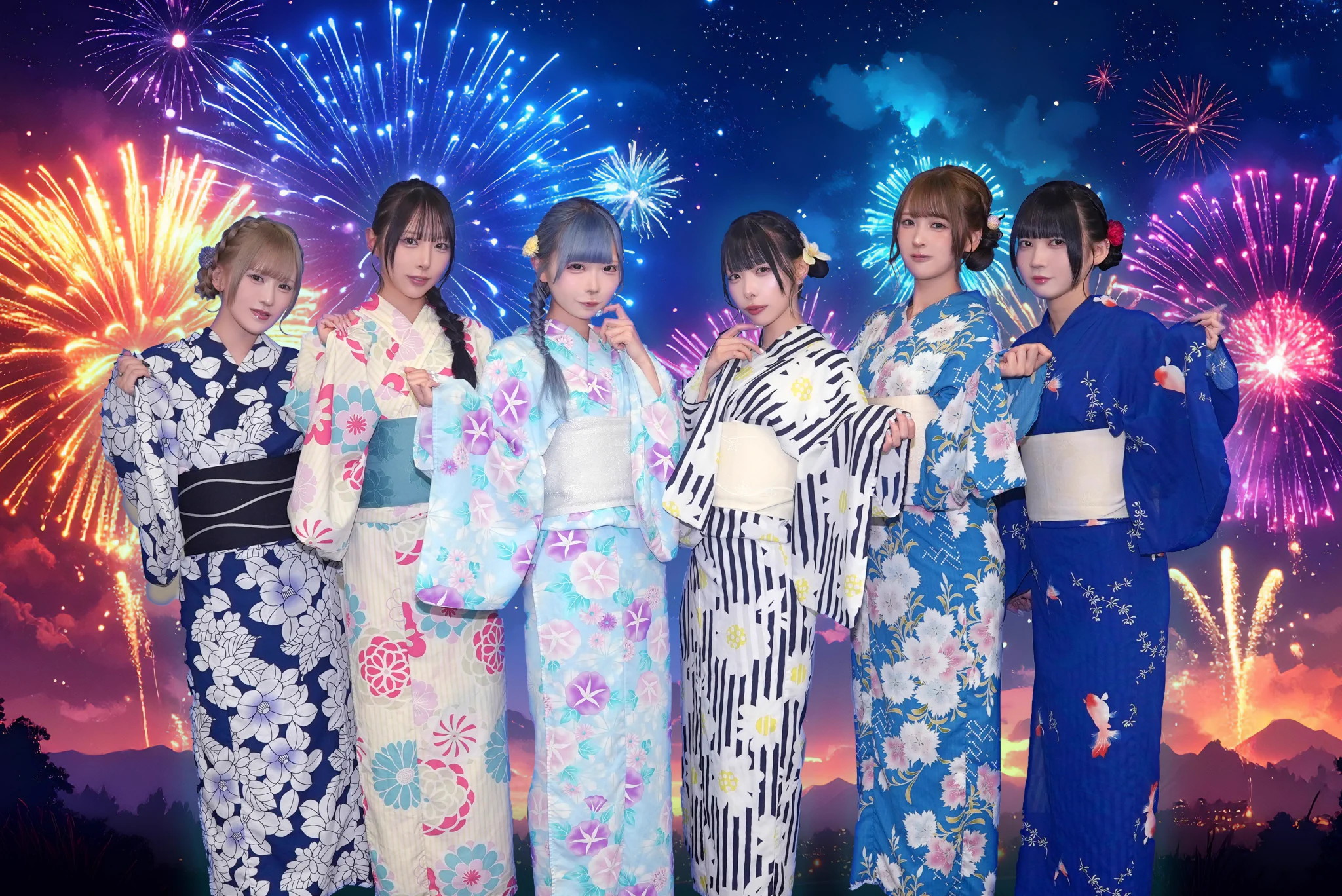 透月♪ふわり 闇燈に絢爛紫陽花★高級変わり織り★新品 浴衣 3点セット 紫煙りん【Mirror,Mirror】 on X: 