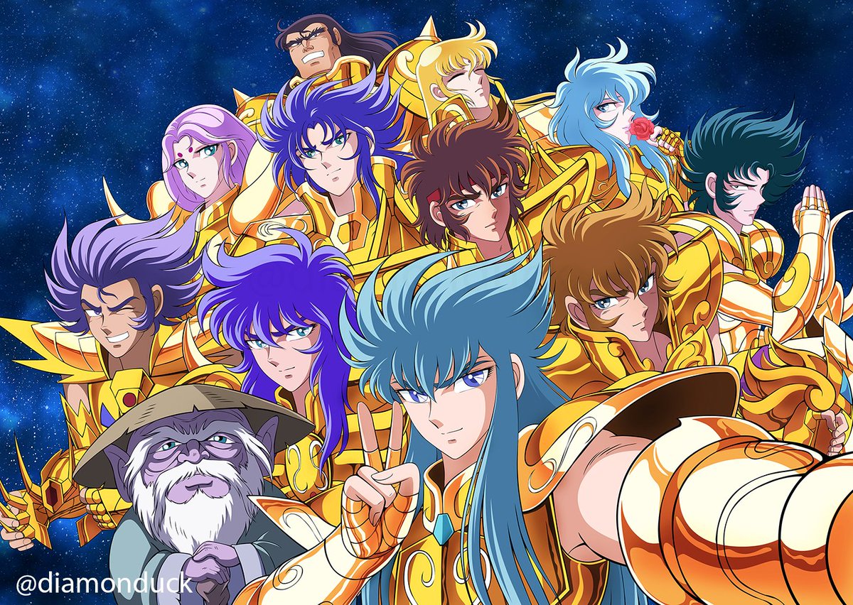 diamonduck2026's tweet photo. Gold Saint 
#聖闘士星矢 #SaintSeiya40th https://t.co/aAzDeVIC4r