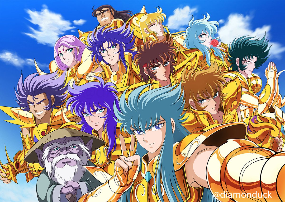 diamonduck2026's tweet photo. Gold Saint 
#聖闘士星矢 #SaintSeiya40th https://t.co/aAzDeVIC4r