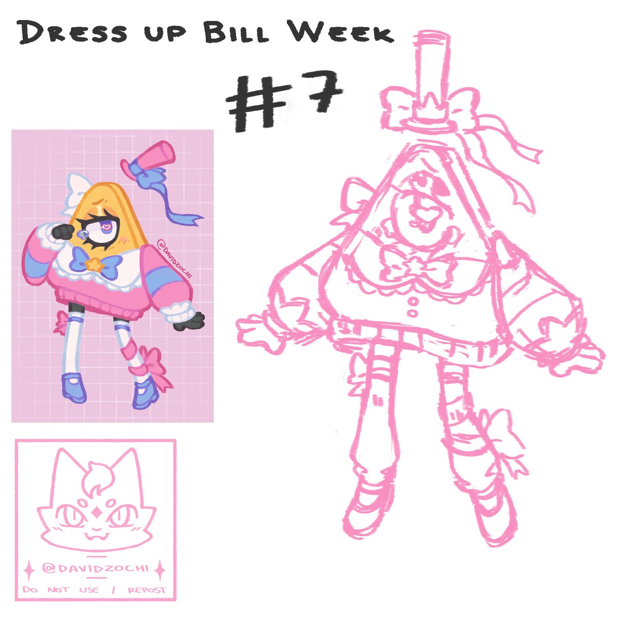 davidzochi's tweet photo. day 7: free space 

didnt fully finish it but i am calling the challenge done anyways! 
(a redraw of an older bill in a cute outfit)

#billcipher #gravityfalls #billcipherfanart #gravityfallsfanart #artmoots #commsopen https://t.co/M7nXT8ZRnc