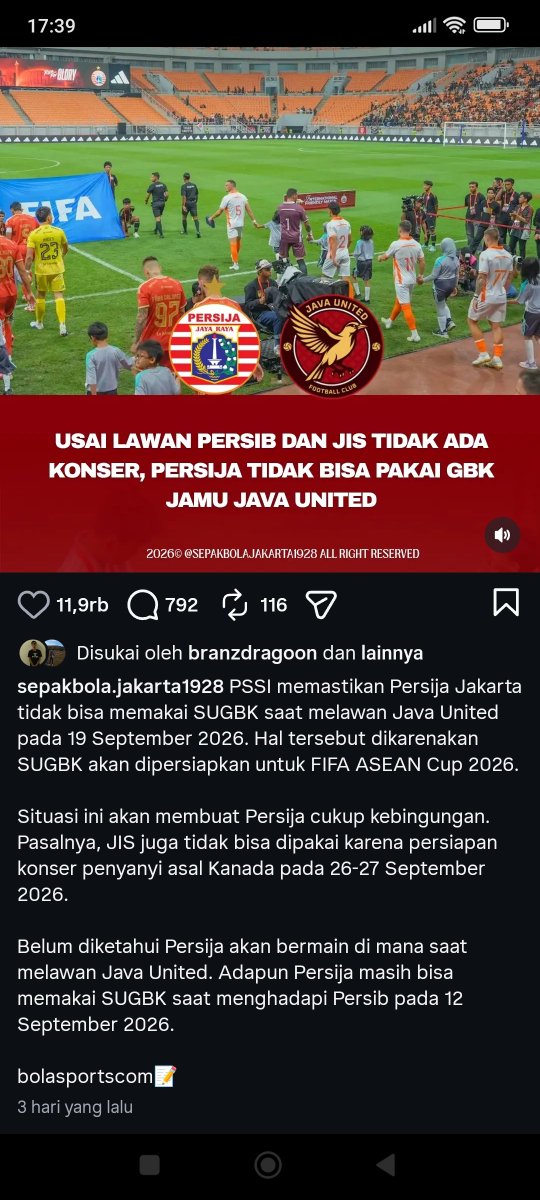 falsenineee's tweet photo. @SeledingTekel Java united takut main di jakarta 🫣🤪 https://t.co/6RnchYuNIF