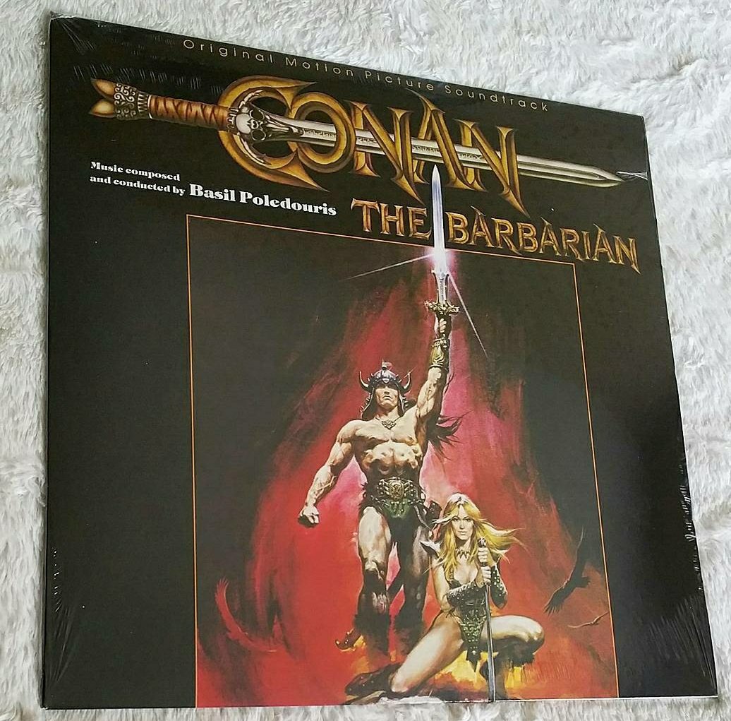 imajicaman's tweet photo. #NowSpinning- The original motion picture soundtrack of #ConanTheBarbarian. One of my absolute favourite movie scores. #CimmerianSeptember #SundayVibes #Vinylrecords https://t.co/4nGCwT2R9f