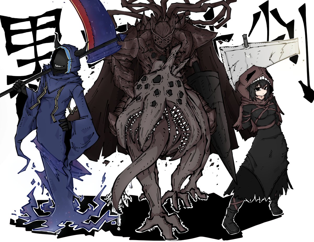 KaRaPPo_6's tweet photo. #BLACKSOULS  #BLACKSOULS2

흑의 재판 3인방 https://t.co/vypxKPhF7v