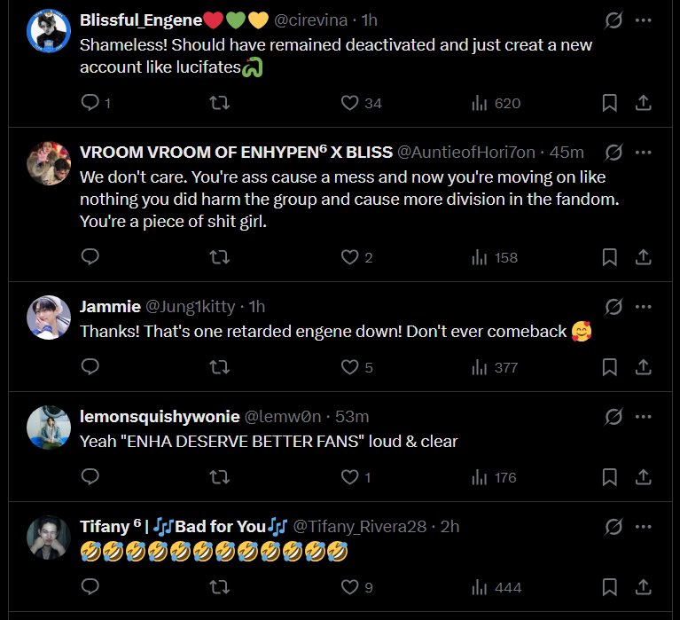 evnsvibe's tweet photo. they’re out there harassing an innocent girl for expressing her own opinion and then wonder why no one wants to associate with them anymore. you’d think what happened with mina would’ve been enough to make them regret their behavior but i guess some people never learn https://t.co/Y7G8dDFypj