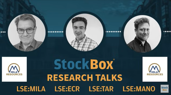 Brand_UK's tweet photo. On today's @StockBoxMedia #podcast, @Alan__Green @Brand_UK @BrandMultiComms & Daniel Flynn @Outofthegrnd discuss:
 
✅  @MilaResources #MILA
✅  @ecrminerals #ECR
✅  @Talon_Resources #TAR
✅  @ManoletePLC #MANO

with @MarkEJFairbairn

#gold #copper #goldmine #GoldExploration #australia #queensland #drilling #AustinMetals #Murchison #Mining #ASX #gold #eaglelake #ManoletePartners #insolvency #Investing  

Watch or listen: https://t.co/HHHT4IhBVv