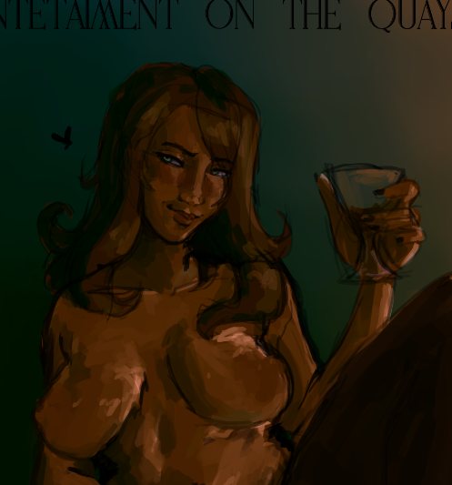 Smutotter's tweet photo. wip, comic cover ;) https://t.co/8o4n9g4HSu