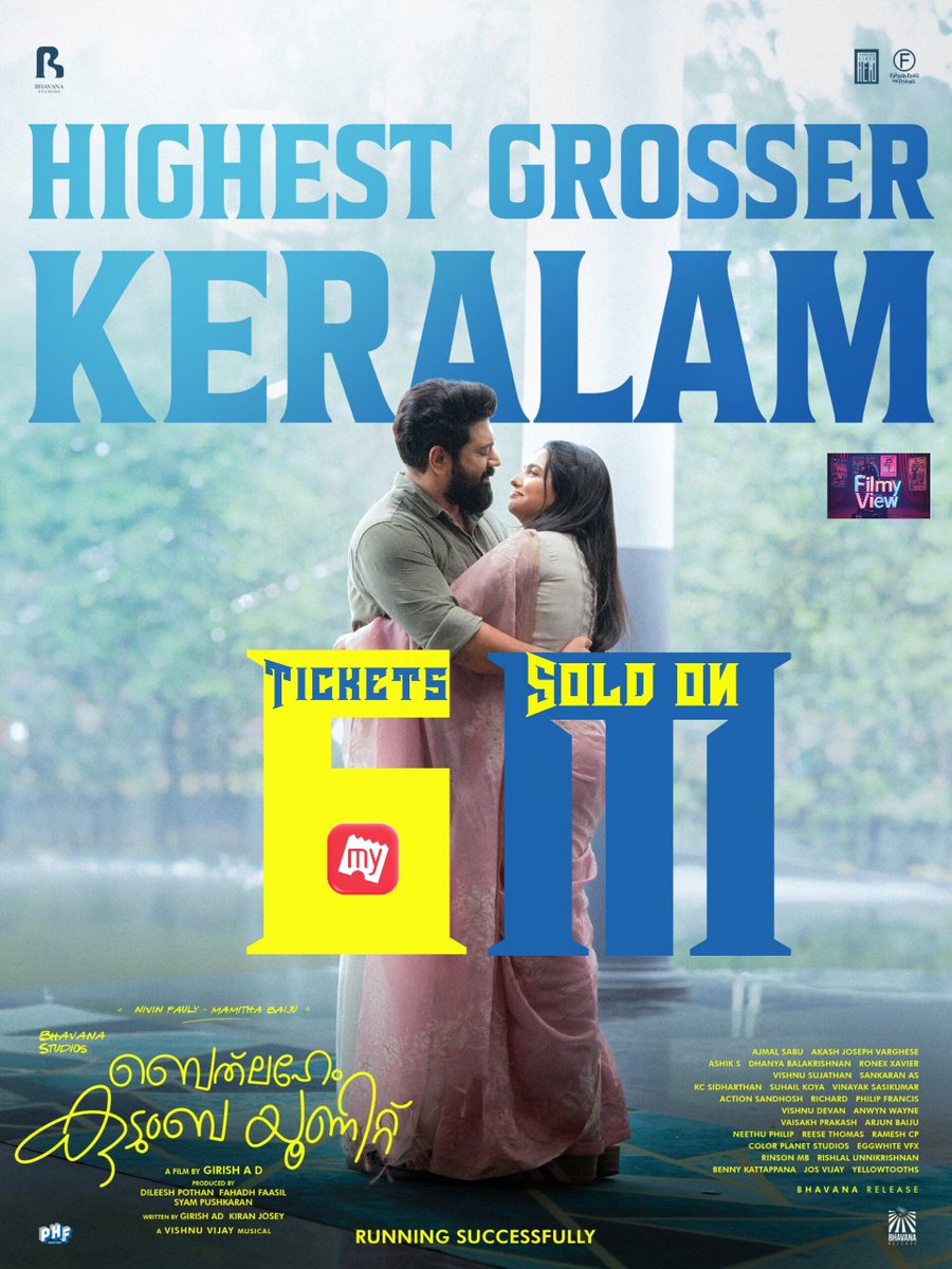 filmy_view's tweet photo. MONSTROUS 6M 🎟️ tickets sold on BookMyShow.🌪️🔥🔥 #BethlehemKudumbaUnit 💥💥 https://t.co/8J9lbp3VvB
