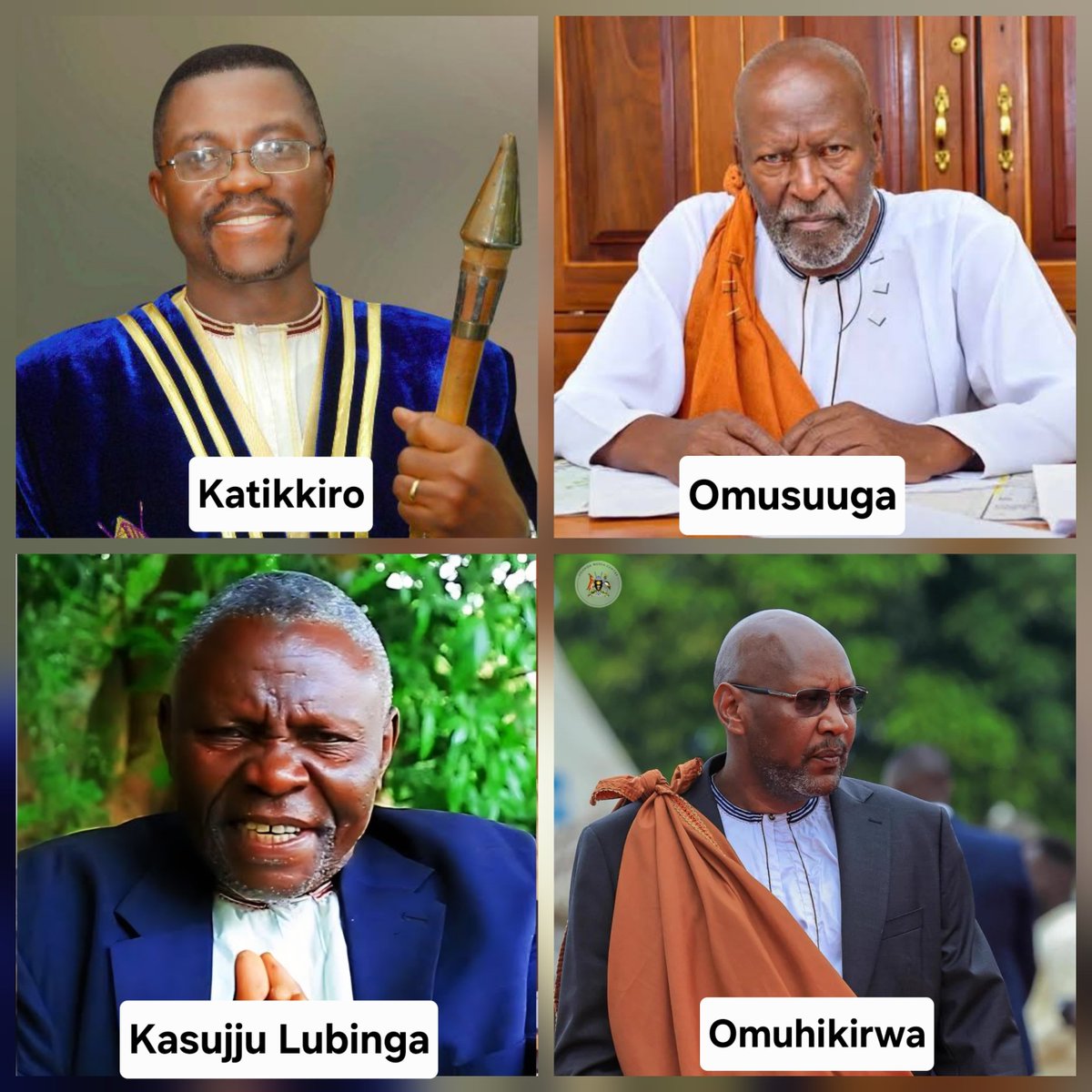 NajibSsekikubo's tweet photo. BUGANDA'S KASUJJU LUBINGA IS NOT THE EQUIVALENT OF TOORO'S OMUSUUGA

Following the passing of King Oyo, we came to learn about Tooro's powerful chief royal—Omusuuga. The title and responsibility fit well in the personality of elder Prince Charles Kayondo Kamurasi, the paternal uncle of King Oyo. The Omusuuga, based on what was revealed, immediately took responsibility of the Kingdom, and his word would finally determine the next Omukama of Tooro. According to my observation, he's duly executed his role with utmost respect to the traditions and customs of the land, despite a few shortcomings. 

Having known the Musuuga, and the drama that has surrounded the death and ascension of a new king to the throne of Tooro, a number of people were anxious to know who in Buganda, does the kind of work that the Musuuga does, at the unfortunate time when the storm extinguishes the fire in Buganda. Many suggested that this is the responsibility Kasujju Lubinga, a member of the Lugave (Pangolin) Clan, a Mutuba head based in Busujju and son of Kasoma Nakatanza (one of the Lugave Masiga).

Kasujju Lubinga, initially titled Kasujjubbeere came to the limelight after a young boy known as Kalali (current Kasujju Lubinga is Abdul Migadde) amazed Kabaka Mutebi I, when he made a logical conclusion determining the case that many elders had failed to do. The Kabaka, on being amazed by the boy's intellect, he declared and appointed him to the jury to help determine cases of the princes and princes. Kasujjubbeere was also given the responsibility of guarding the princes away from the palace, installing their heirs and establishing their territories known as the Mutuba. 

It is true that the Kasujju Lubinga plays a critical role in the enthronement of the new Kabaka, but his role is not to the tune of that of the Musuuga. Kasujju, as the guardian of the princes, the Kasujju Lubinga is just part of the intricate process of selecting the Kabaka. His role is limited to availing the selected prince and handing him over to the Katikkiro and also fulfilling the custom of shrouding him in backcloth and leopard skin like he does for all heirs of the princes. 

After the dissapearnce of the Kabaka, Buganda Kingdom authority lies in the hands of the Katikkiro, who in consultation with other senior leaders of the Kingdom like Kimbugwe, clan leaders, Ssaza Chiefs and other senior palace administrators convene to determine the prince to ascend the the throne of his ancestors. This prince must belong to the category known as Abalangira b'Engoma. Priority is given to the sons of the fallen Kabaka, except his first born son titled Kiweewa. 

It should be noted that it is okay for the king to disclose his choice of heir, but his will is not binding. The committee may or may not consider the king's favorite son for succesion. This therefore indicates that the Kabaka has no authority to choose his successor as per fhe norms and customs of Buganda. Additionally, the royal family also has no business in determining the successor because of their conflicting interests. 
When the choice is finally done, the Katikkiro asks Kasujju Lubinga  to produce the prince that has been selected. As the guardian, Kasujju Lubinga could also give his views regarding the character of the chosen prince. The Kasujju Lubinga therefore just plays a peripheral role in determining the successor to the throne, unlike the Musuuga who superintends the Tooro Kingdom after the passing of the Rukirabasaija Omukama and runs the show for the enthronement of the new monarch. 

Therefore, unlike in Tooro where the authority of the Omukikirwa fades with the appointing authority, in Buganda, the Katikkiro plays a very critical role in helping the Kingdom manoeuvre the storms of the passing of the Kabaka, the enthronement of a new one and stability post enthronement. The new Kabaka is at liberty to maintain his father's Katikkiro or retire him and appoint a new one.

My Thoughts! N.N. Ssekikubo