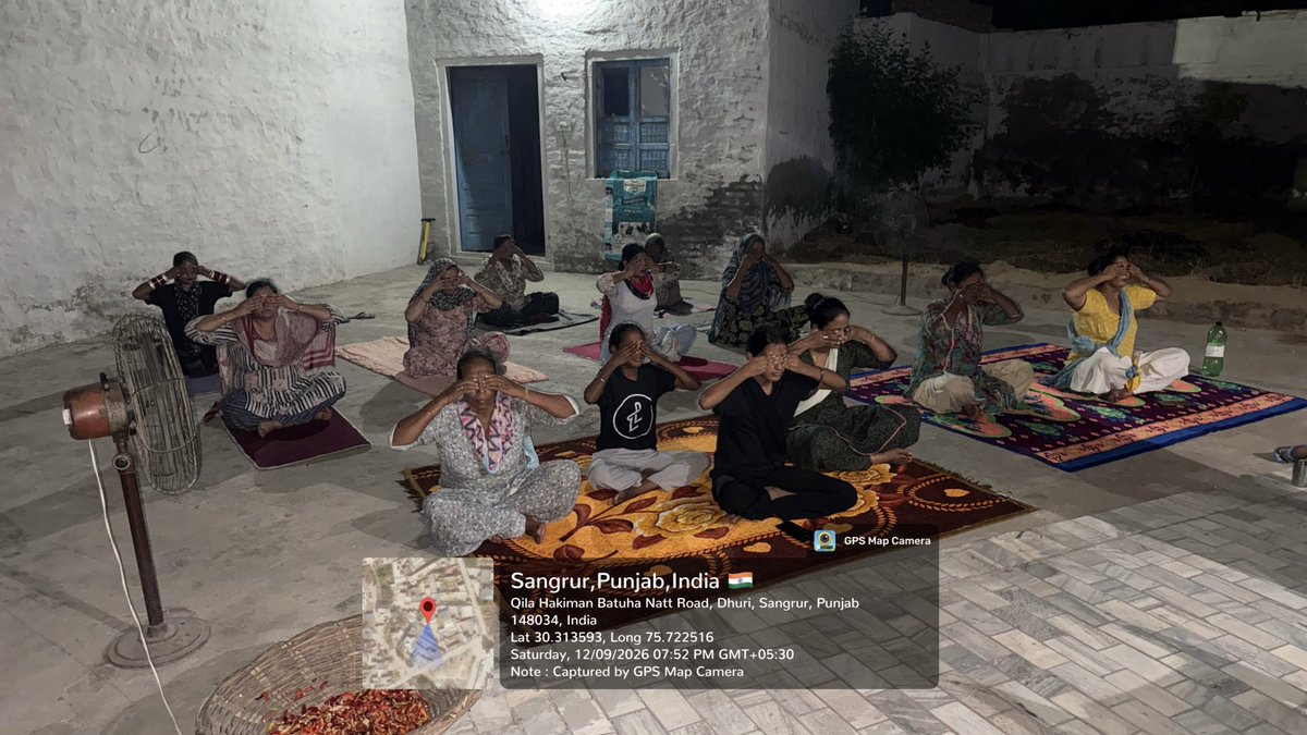 Gilldhrm's tweet photo. #CMDiYogshala #HealthyPunjab #PunjabModel @KamleshMSU @abhitiwari73 #YogaForAll #YogaEmployment     
#Sangrur https://t.co/5bSA04MbTv