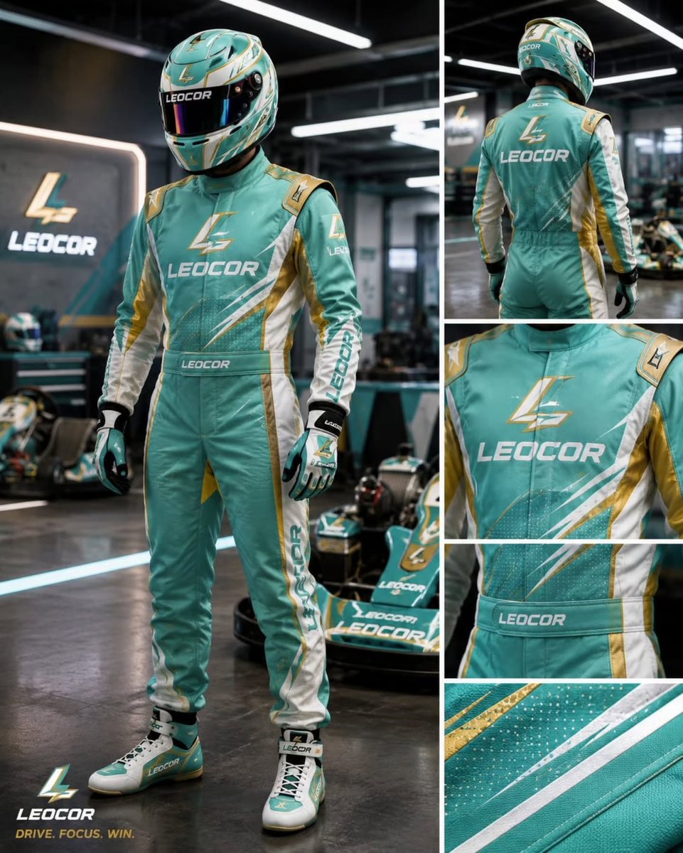 KentDelgadieg's tweet photo. Built for speed. Designed to win. A racing suit combining performance, precision, and style with a bold Leocor design for those who never slow down. Premium look. Race-ready feel. Made to stand out. LEOCOR — Drive Beyond Limits. https://t.co/y8L6szZXIh