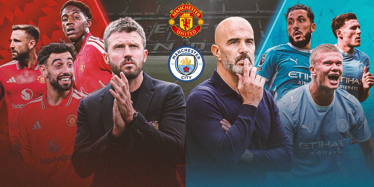 CD_Salvi's tweet photo. Big Game 
Big night 

@ManUtd vs @ManCity 

Stage is set for the epic tale of twins https://t.co/PnNXlnxqFF