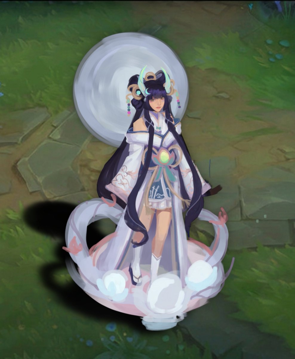 qkkungs's tweet photo. Spirit Blossom Seraphine skin concept ~ 
#Seraphine #LeagueOfLegends https://t.co/eSVZqNUDqA
