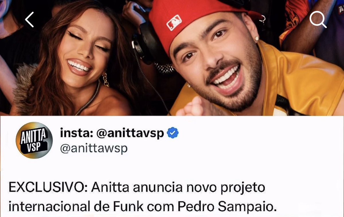 bibi_babydoll's tweet photo. Anitta e Pedro Sampaio vão lançar um álbum de funk pro mercado internacional, torcendo pra ter Bibi Babydoll, Cacau Chuu, GW, Mc Mari, Valesca, Carol, Pabllo, Dennis, Tati e dentre outras potências globais! To aceitando esse convite, eu e meus 182 países no Spotify ✨❤️ https://t.co/DEGNy7Qhzu