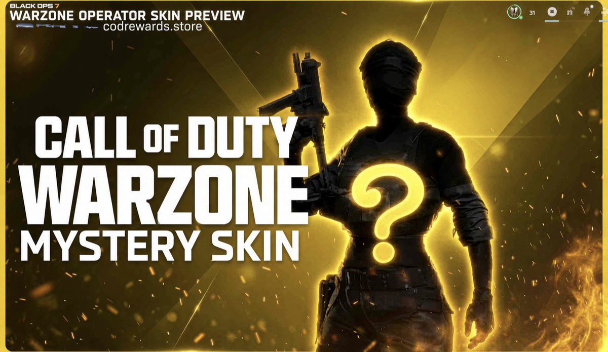 CODMW4Informer's tweet photo. NEW Modern Warfare 4/Warzone Mystery Skin codes are being sent to some people that interact with this post… 💛👀 https://t.co/e4JpWAQ9Bt