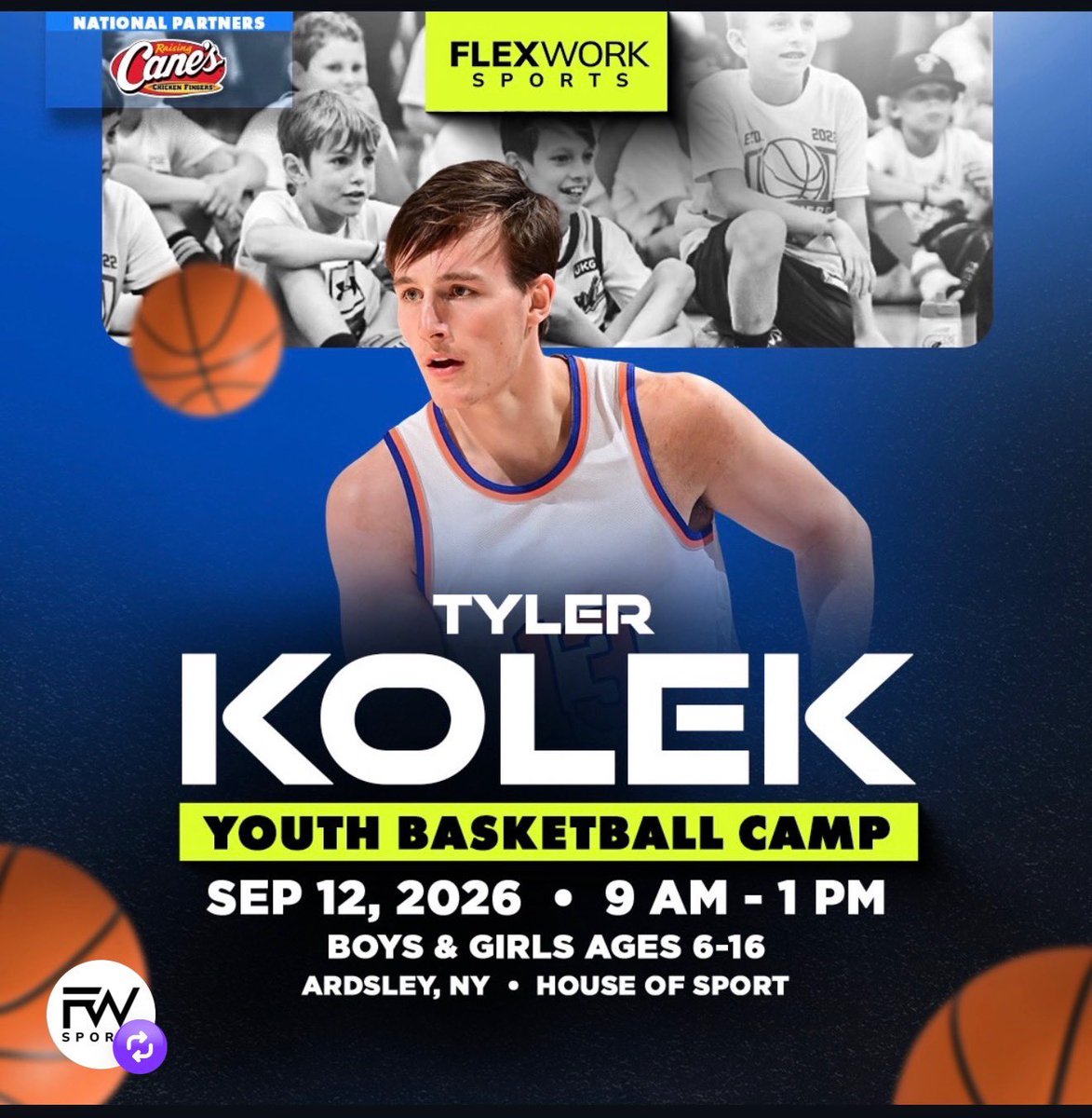 LightningMBB's tweet photo. The guys had a great time at the Tyler Kolek Youth Basketball Camp! The kids were able to work with the NBA and CUNYAC Champions as it was a wonderful experience for all! https://t.co/qfGGfWlkQu