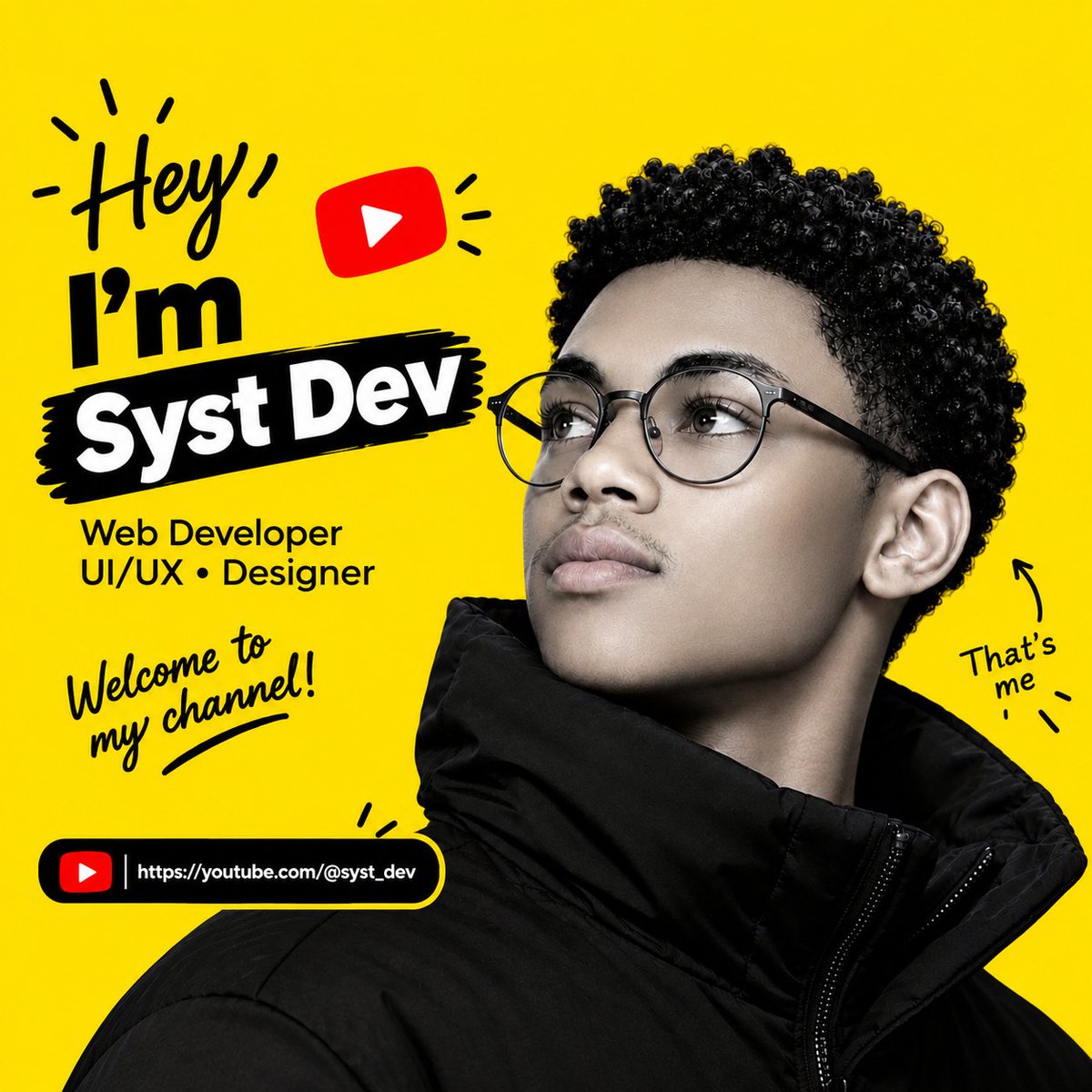 promend_dev's tweet photo. I’m officially starting my YouTube journey! 🎥

I’ll be sharing web design, web development, coding, UI/UX, and graphic design content.

🔗 https://t.co/k2YZByd6zz

#WebDesign #WebDevelopment #Coding #UIUX #GraphicDesign https://t.co/8BENShHbee