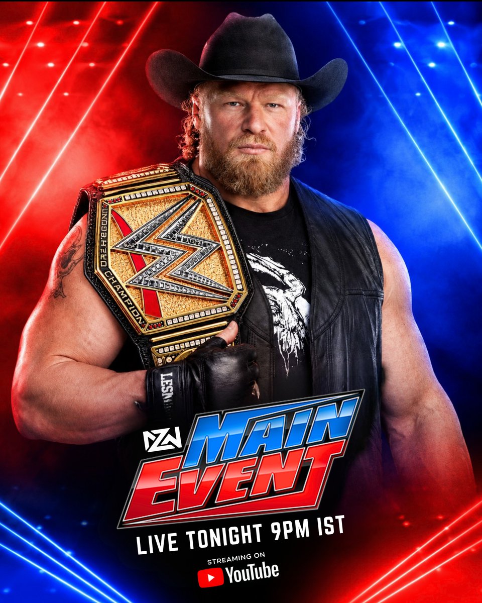 DZW_official's tweet photo. Tonight on DZW #MainEvent 
•  Tribal Chief returns 
• New Undisputed Champion wil be live
• MITB Qualifier Match 
• United States Champion Damian Priest will be live.
#wwe  #wweraw  #smackdown #RomanReigns #BrockLesnar https://t.co/NZKq7DrKsU