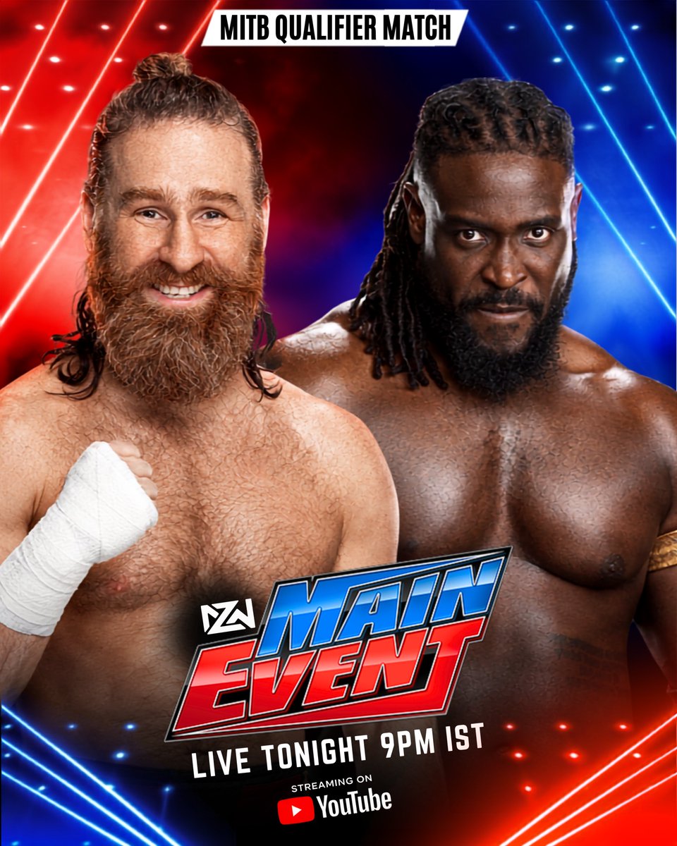 DZW_official's tweet photo. Tonight on DZW #MainEvent 
•  Tribal Chief returns 
• New Undisputed Champion wil be live
• MITB Qualifier Match 
• United States Champion Damian Priest will be live.
#wwe  #wweraw  #smackdown #RomanReigns #BrockLesnar https://t.co/NZKq7DrKsU