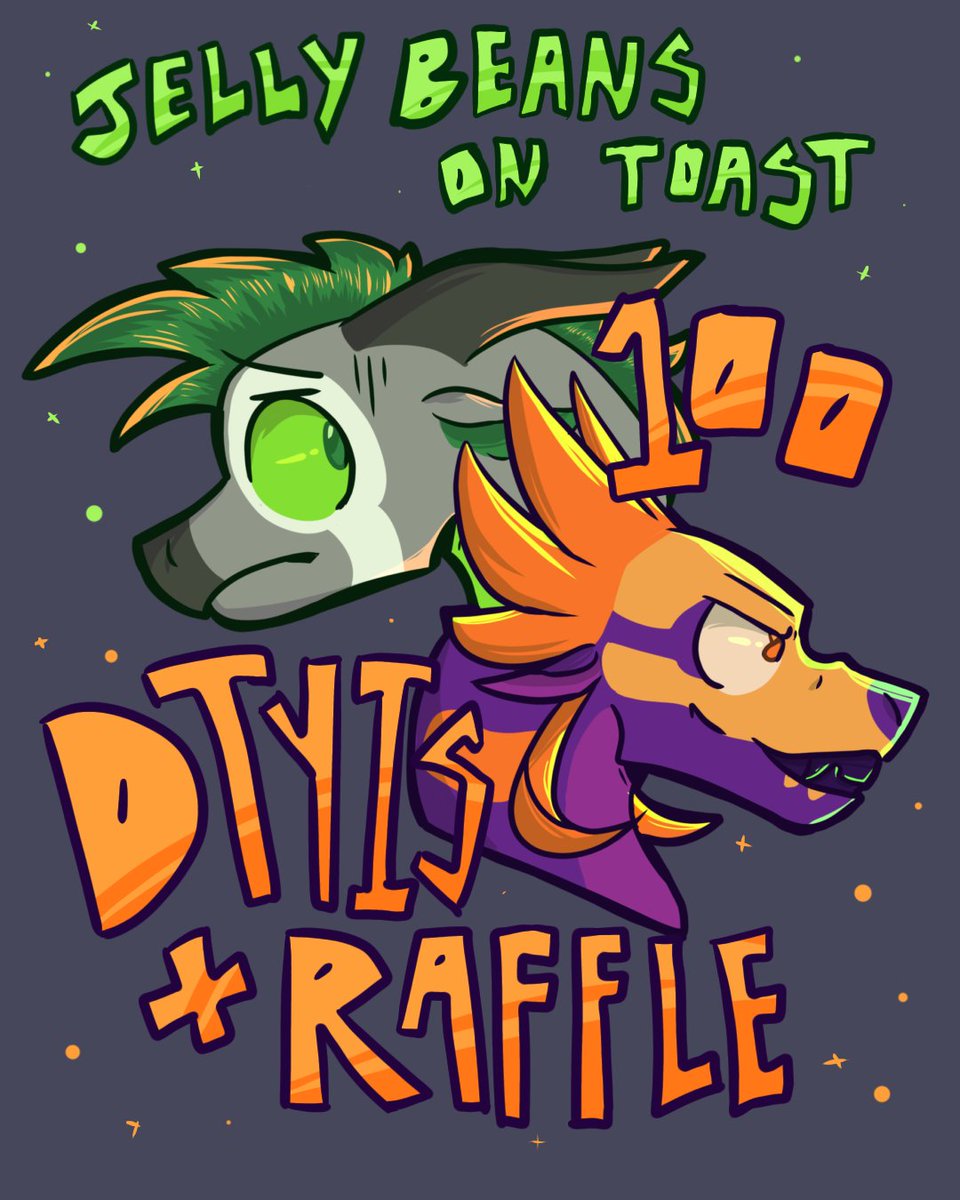 Jellybeanstoast's tweet photo. HELLO EVERYONE
I am hosting a DTIYS and raffle to celebrate reaching 100 followers! I will be combining the participant pool on Instagram and Twitter unless a huge amount of people join on both platforms. (more info in comments)

#dtiys #dragon #art https://t.co/m5bExnQeAR