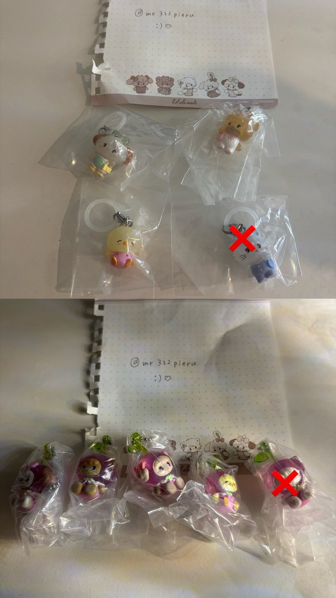 mr322pieru's tweet photo. Lil ala mode リルアラモード mikko ガチャ 交換

求￤同種 or 異種 のキャミー or 4枚目キャミー or買取
譲￤ムース ラテ スフレ ナッツ パフ

お心あたりのある方お気軽にお声掛けください🙇🏽‍♂️ https://t.co/WeKNSP9NN5