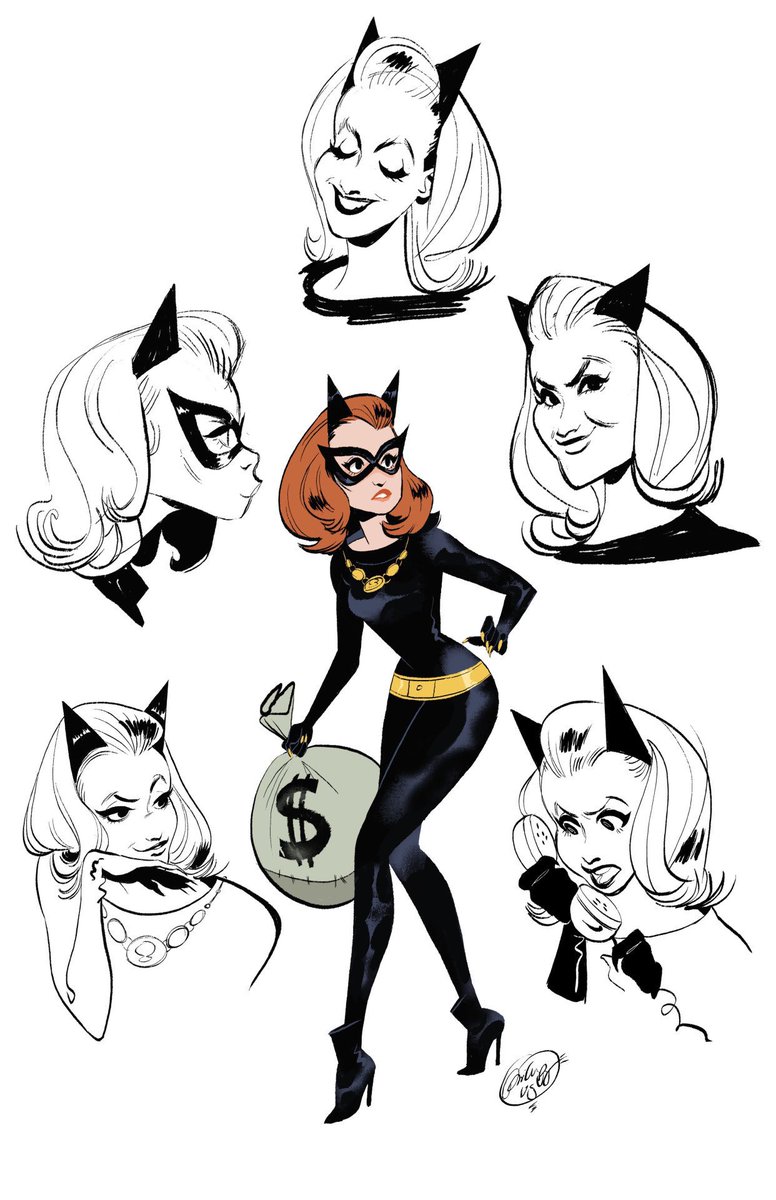 BatmanNotes's tweet photo. Julie Newmar, Eartha Kitt, Michelle Pfeiffer and Anne Hathaway)
Artwork by Phillip Light https://t.co/GIV6XF9291