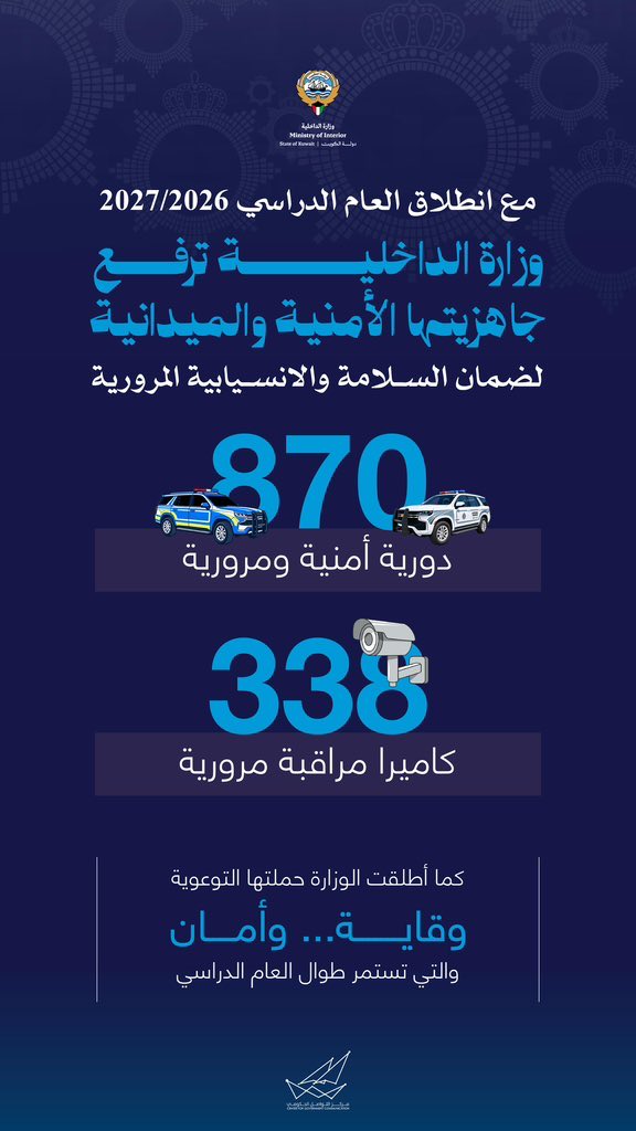 Image for the Tweet beginning: جاهزية أمنية وميدانية متكاملة تزامناً