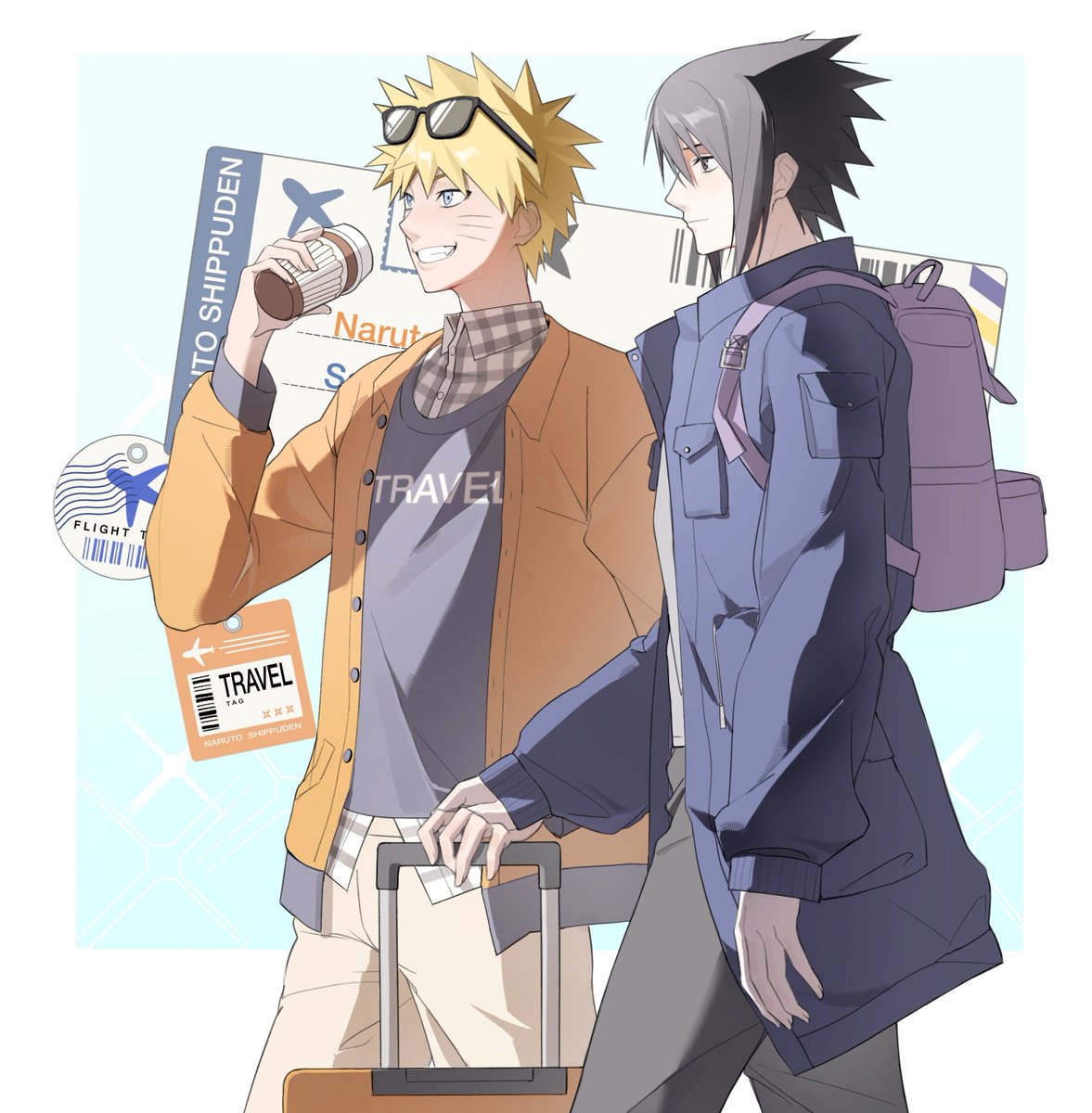 mitangtang7's tweet photo. 旅行✈
#narusasu https://t.co/2zyy7QmIKh