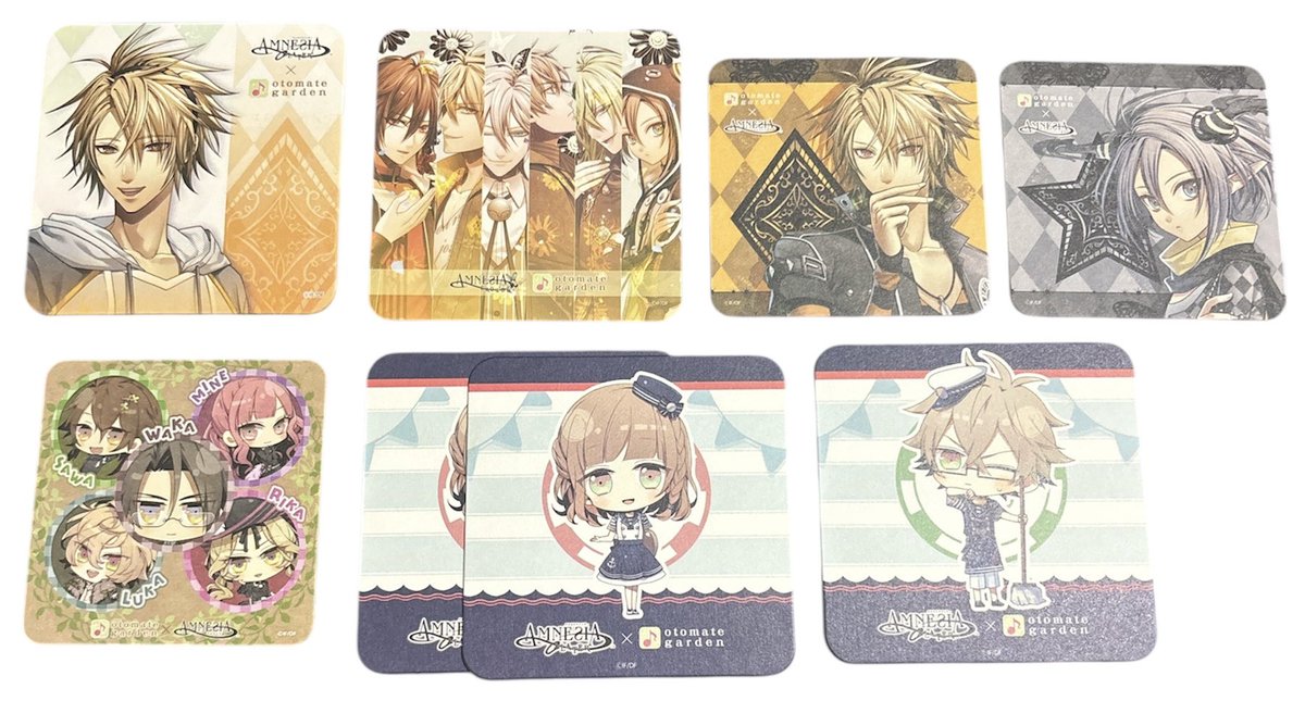 uru4210's tweet photo. 【交換】AMNESIA アムネシア オトガ オトメイトガーデン コースター

譲 ☆シン ケント ☆トーマ ウキョウ
求 イッキ 画像4枚目>💖

☆は画4とのみ
画3は比率違いや異種、手渡しでしたら差し上げます🙇‍♀️
9/18手渡し、別日ご相談なども可能
ランチョンとの異種交換なども可能です🙇‍♀️ https://t.co/RzDLgl44y2
