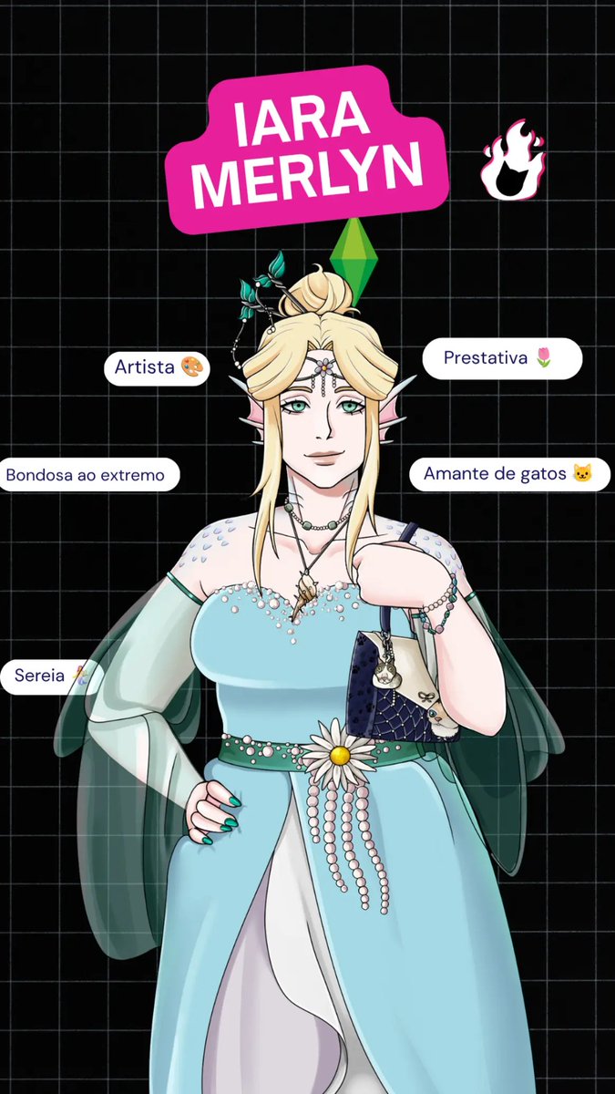 PrismaStudi's tweet photo. Só pra alegrar esse domingo de vocês viu #Iara #Elementalista #VisualNovel #OtomeGame #VN https://t.co/gHgrUUMRnA